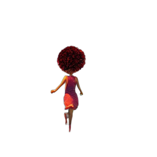 hair, dress, crown, hat, pixel art, concept art, 3d render, cartoon transparent PNG cut-out