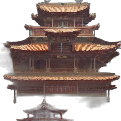 building, crown, staff, dragon, concept art, photorealistic, 3d render, watercolor transparent PNG cut-out
