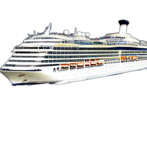 photorealistic, concept art, 3d render, cruise transparent PNG cut-out