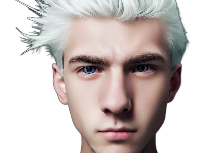 face, hair, dragon, creature transparent PNG cut-out
