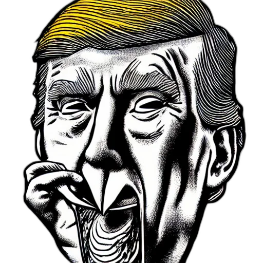 mask, face, creature, cartoon, comic book art, photorealistic, concept art, close transparent PNG cut-out