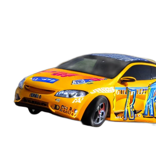 car, weapon, 3d render, photorealistic transparent PNG cut-out