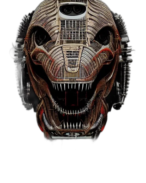 mask, robot, face, creature transparent PNG cut-out