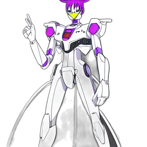 robot, weapon, concept art, anime, cartoon, pixel art, outer space, monochrome transparent PNG cut-out