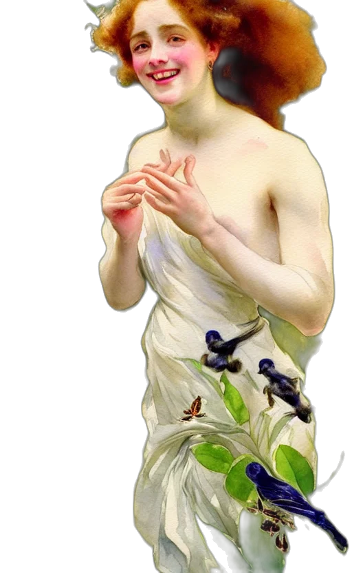 photorealistic, 3d render, vaporwave, oil painting transparent PNG cut-out