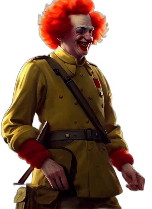 staff, jacket, face, creature transparent PNG cut-out