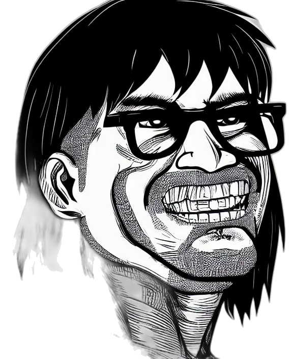face, creature, mask, staff, comic book art, cartoon, anime, photorealistic transparent PNG cut-out