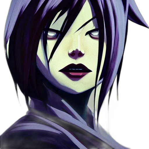 face, mask, staff, fantasy art transparent PNG cut-out