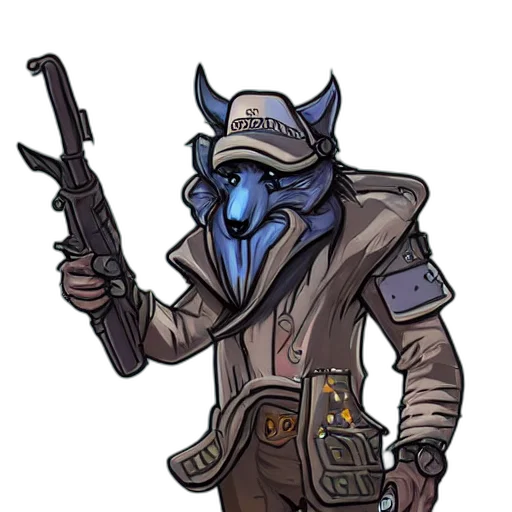 staff, jacket, mask, weapon, concept art, fantasy art, comic book art, pixel art transparent PNG cut-out