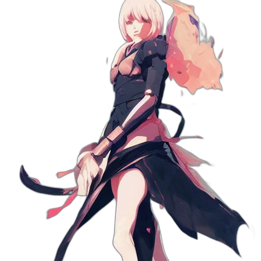staff, dress, weapon, sword, concept art, fantasy art, pixel art, anime transparent PNG cut-out
