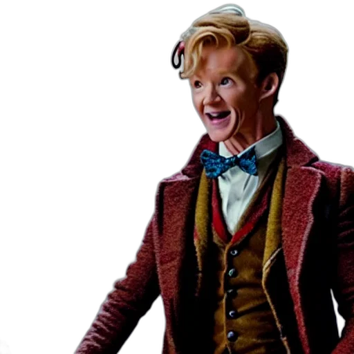 face, concept art, newt, scamander transparent PNG cut-out