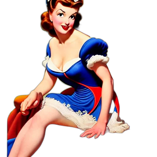 dress, cartoon, comic book art, disney transparent PNG cut-out