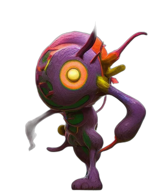 creature, staff, robot, weapon transparent PNG cut-out
