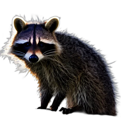 animal, creature, staff, face, concept art, photorealistic, 3d render, watercolor transparent PNG cut-out