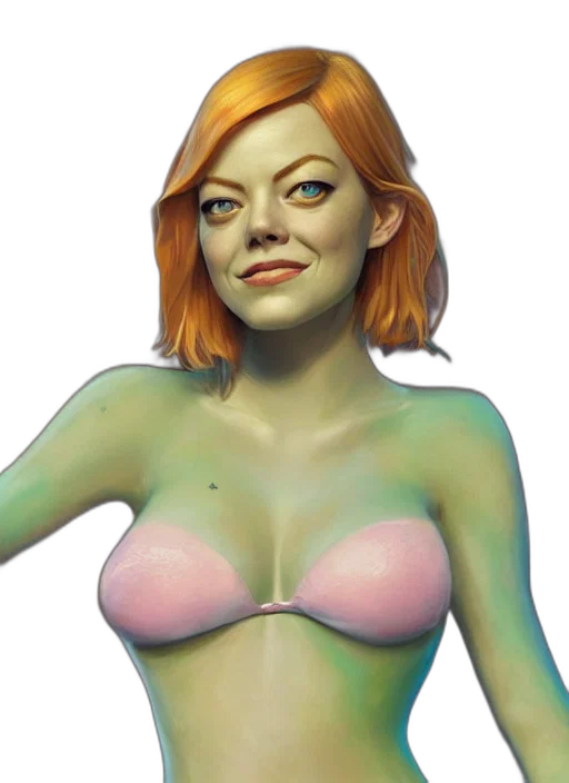 face, creature, concept art, fantasy art transparent PNG cut-out