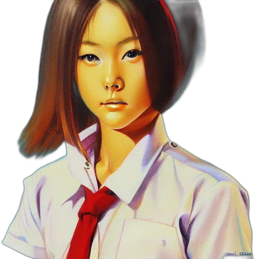 face, staff, robot, mask, photorealistic, oil painting, anime, comic book art transparent PNG cut-out