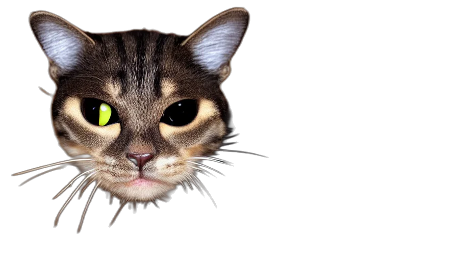 animal, face, creature, photorealistic transparent PNG cut-out