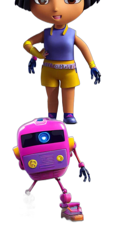 robot, weapon, creature, staff transparent PNG cut-out