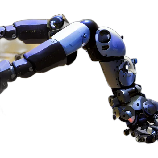 robot, 3d render, cyberpunk, robotic transparent PNG cut-out