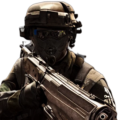 weapon, mask, staff, face transparent PNG cut-out