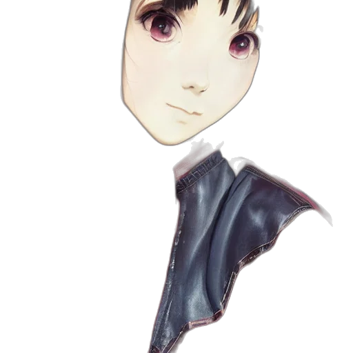 staff, face, mask, creature, watercolor, anime, concept art, cartoon transparent PNG cut-out