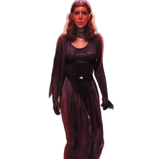 dress, staff, concept art, fantasy art, comic book art, 3d render, dark, young transparent PNG cut-out