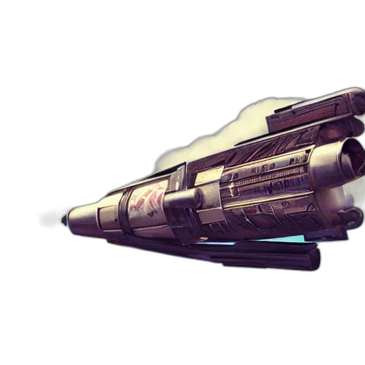 weapon, concept art, 3d render, pixel art transparent PNG cut-out