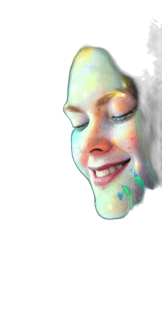 face, mask, robot, creature, photorealistic, watercolor, oil painting, 3d render transparent PNG cut-out