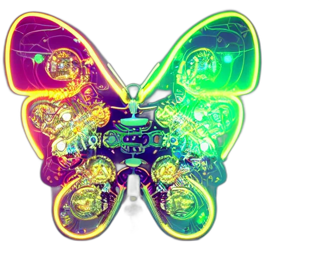 jewelry, weapon, robot, flower, concept art, 3d render, cyberpunk, pixel art transparent PNG cut-out