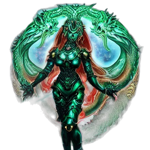 dragon, staff, creature, jewelry transparent PNG cut-out