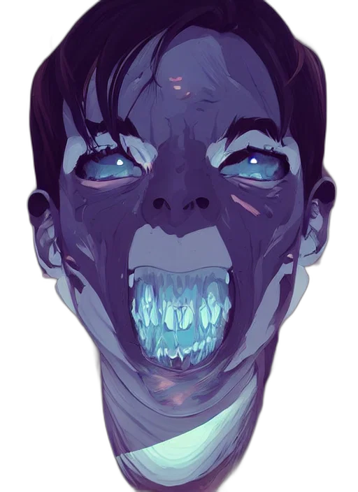 face, mask, creature, concept art transparent PNG cut-out