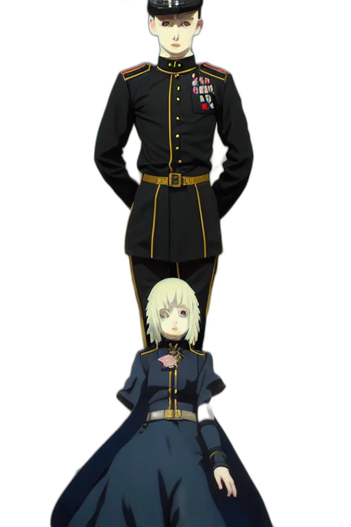 staff, jacket, crown, dress transparent PNG cut-out