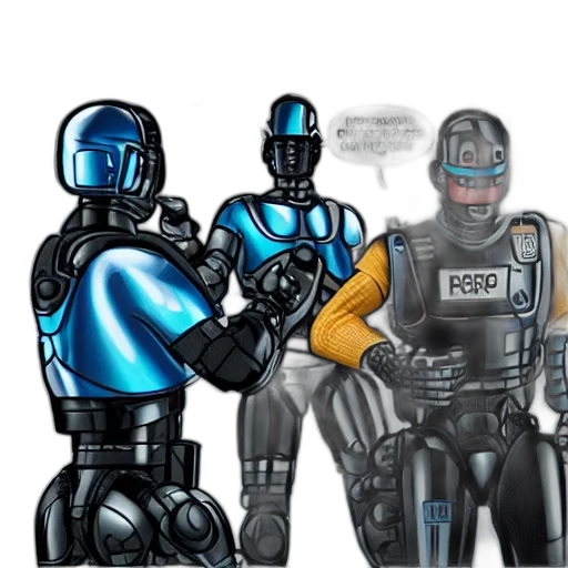 robot, weapon, concept art, comic book art transparent PNG cut-out