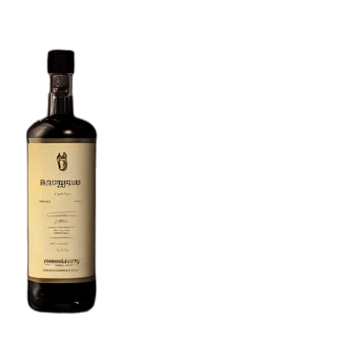 bottle, liqueur, modern, design transparent PNG cut-out