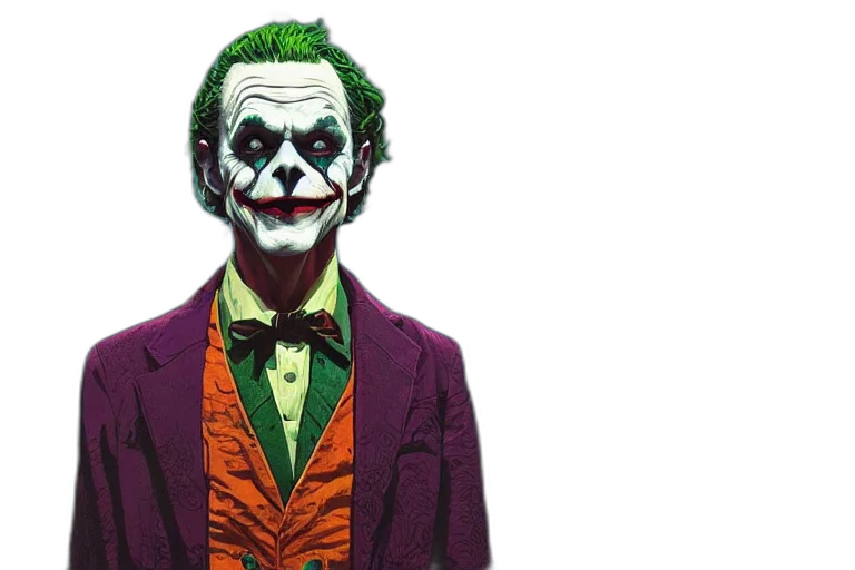 face, comic book art, concept art, photorealistic transparent PNG cut-out