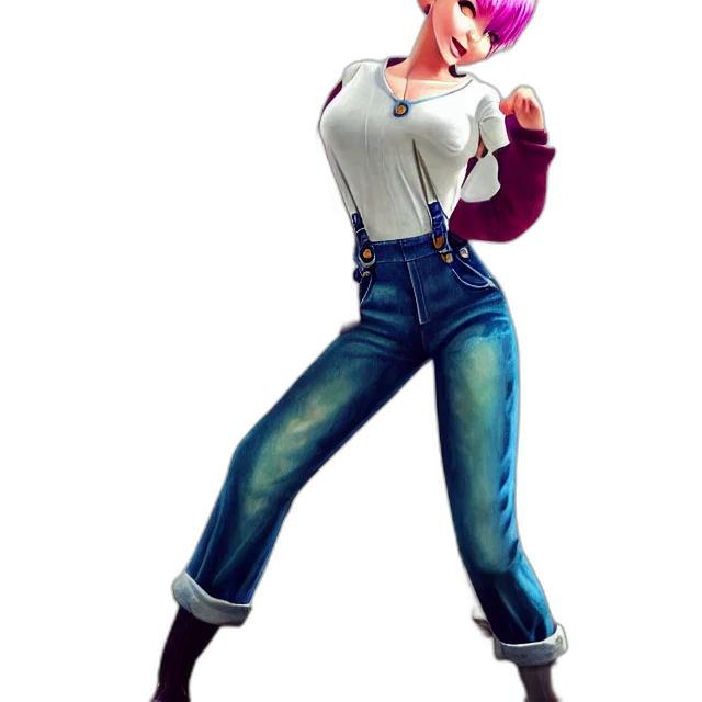jacket, staff, weapon, concept art, 3d render, cartoon, pastel, full transparent PNG cut-out