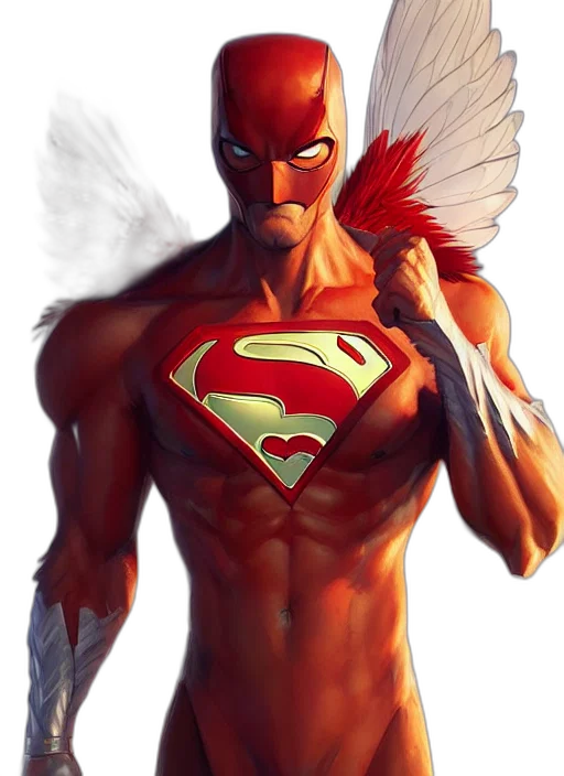 comic book art, fantasy art, concept art, cartoon, red, character, art, wlop transparent PNG cut-out