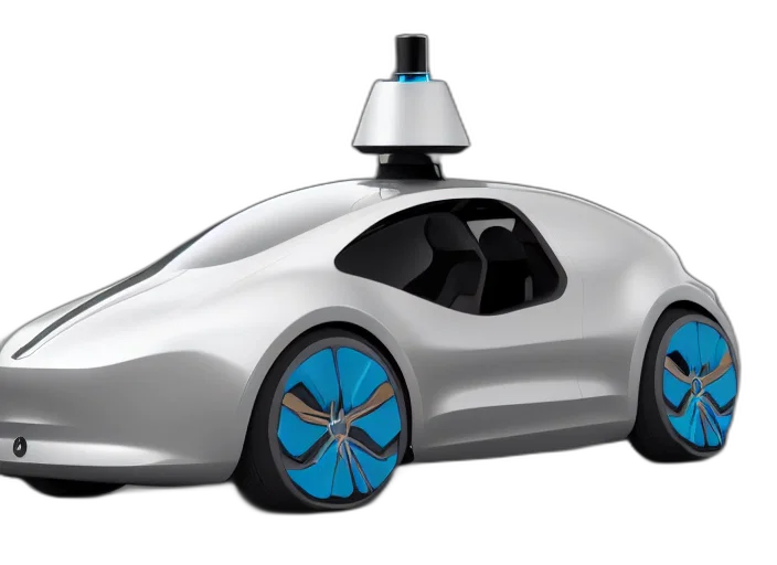 car, robot, concept art, 3d render transparent PNG cut-out