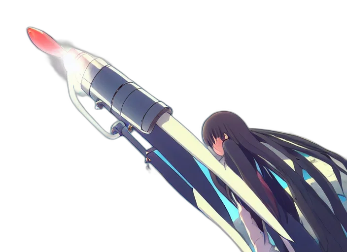 weapon, sword, staff, hair transparent PNG cut-out