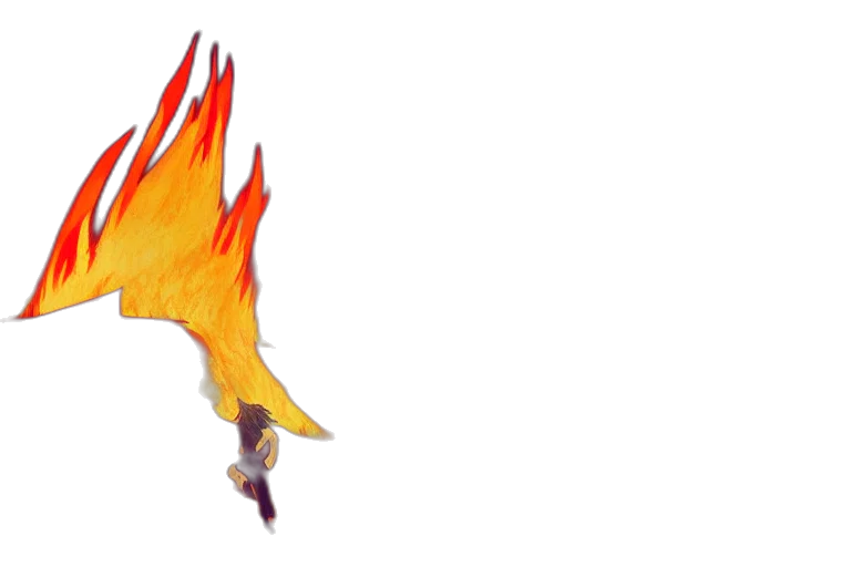 dragon, staff, weapon, animal transparent PNG cut-out