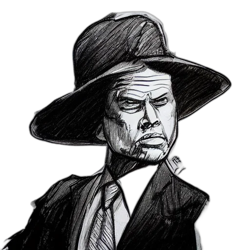 hat, face, comic book art, cartoon transparent PNG cut-out