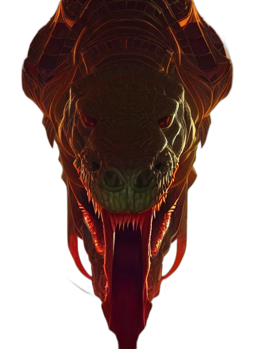 dragon, mask, creature, animal transparent PNG cut-out