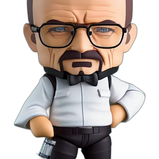 cartoon, nendoroid, walter, white transparent PNG cut-out