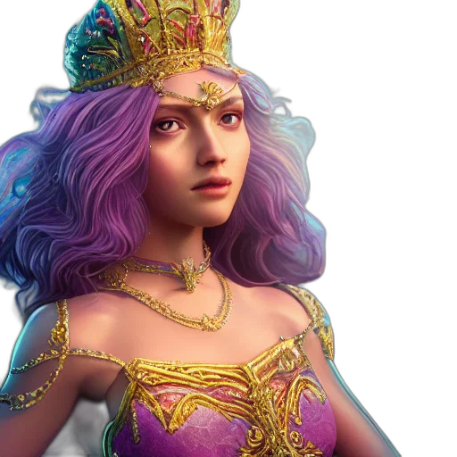 crown, jewelry, fantasy art, 3d render, concept art, photorealistic, pastel, colorful transparent PNG cut-out