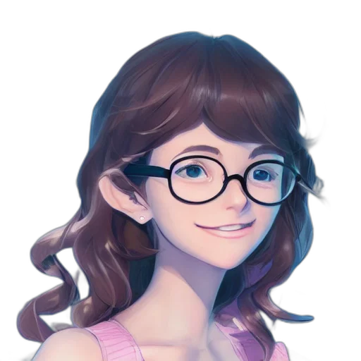 face, dress, staff, hair transparent PNG cut-out