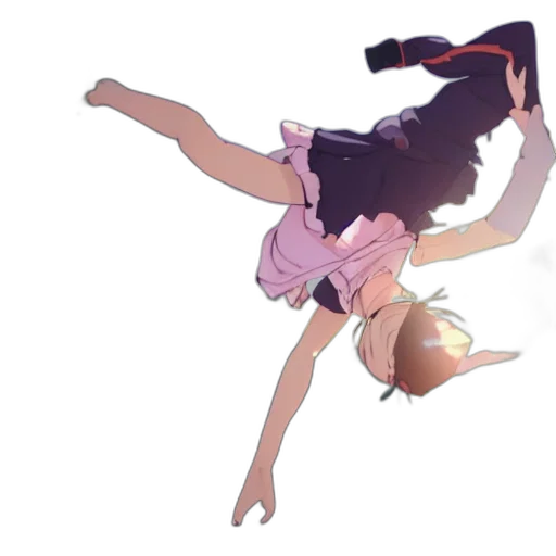 staff, creature, dress, weapon transparent PNG cut-out