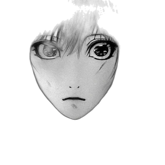 face, mask, creature, robot transparent PNG cut-out