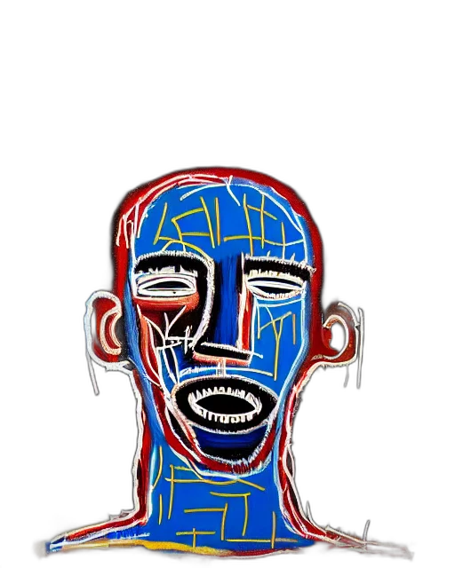 mask, face, robot, creature transparent PNG cut-out