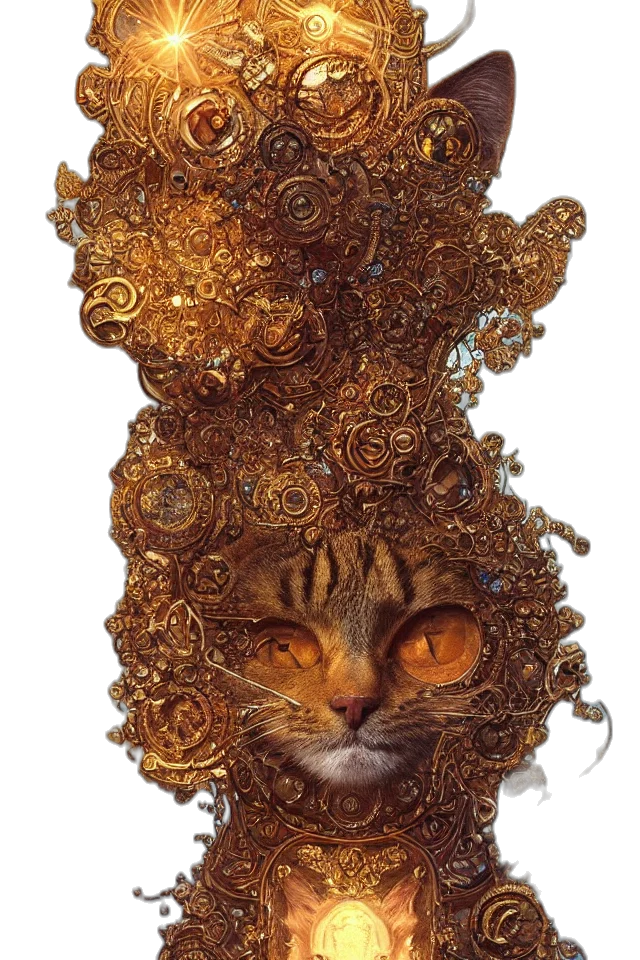 mask, crown, staff, face, fantasy art, concept art, photorealistic, oil painting transparent PNG cut-out