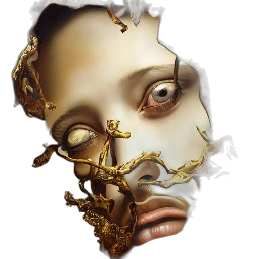 mask, face, crown, jewelry transparent PNG cut-out